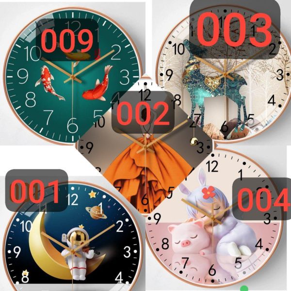 3D LUXURY WALLCLOCK