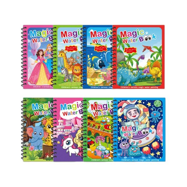 CHILDREN CARTOON MAGIC PAINTING BOOK
