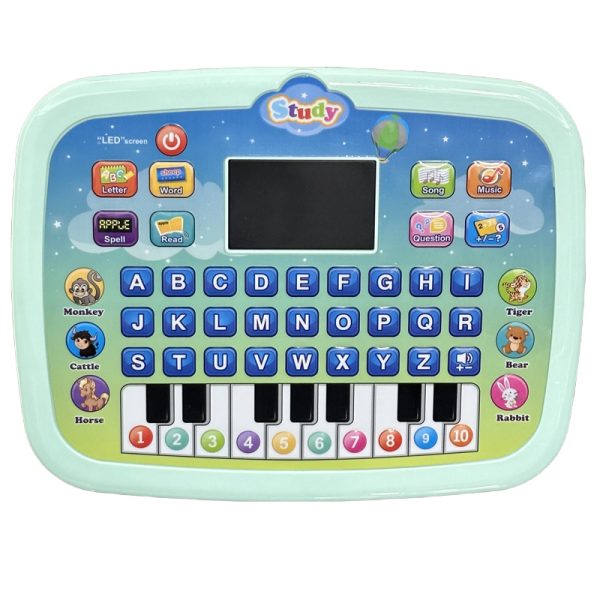 EDUCATIONAL KIDDIES LEARNING IPAD WITH DISPLAY SCREEN AND LIGHT