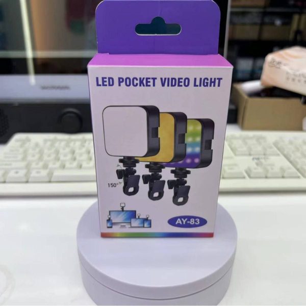 AY_83 RGB POCKET VIDEO LIGHT