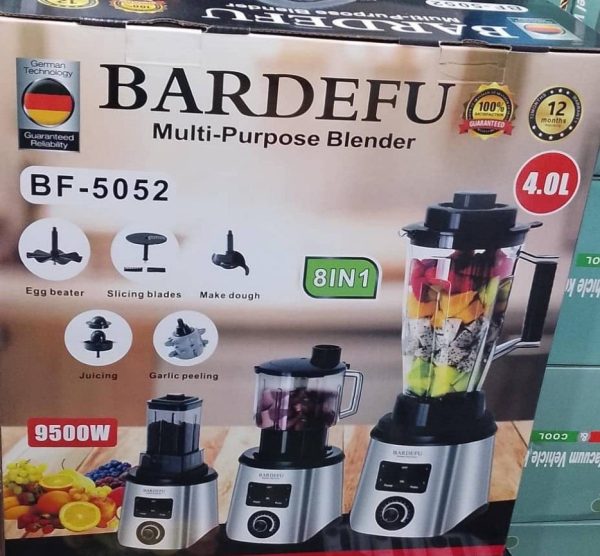 8 IN 1 BARDEFU COMMERCIAL BLENDER WITH COMPLETE ACCESSORIES code5052