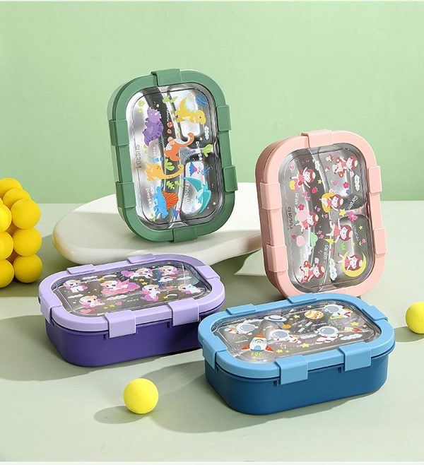 BENTO LUNCH BOX WITH CUTLERY SET
