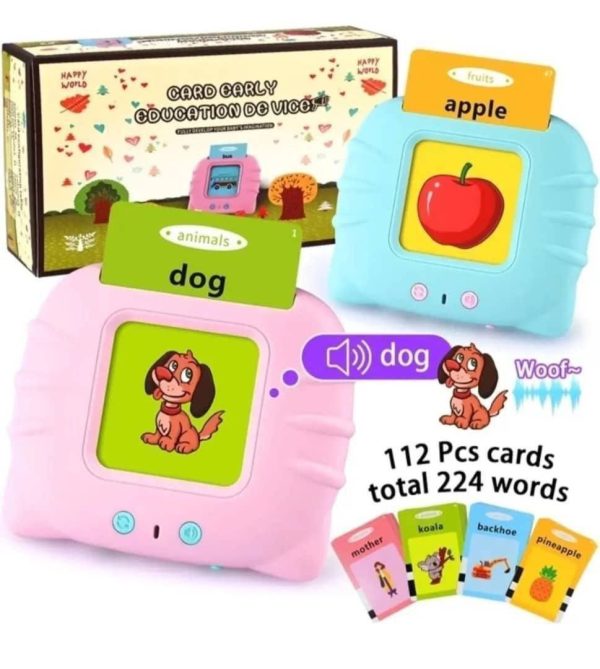 112PCS CARD KID EARLY EDUCATIONAL LEARNING DEVICE