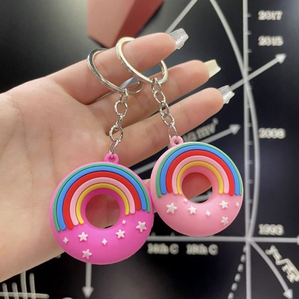 cute donut key holder