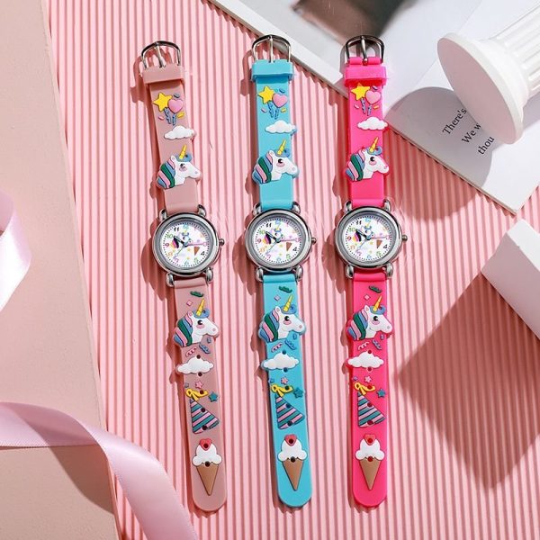 SILICONE KIDDIES CARTOON WATCH