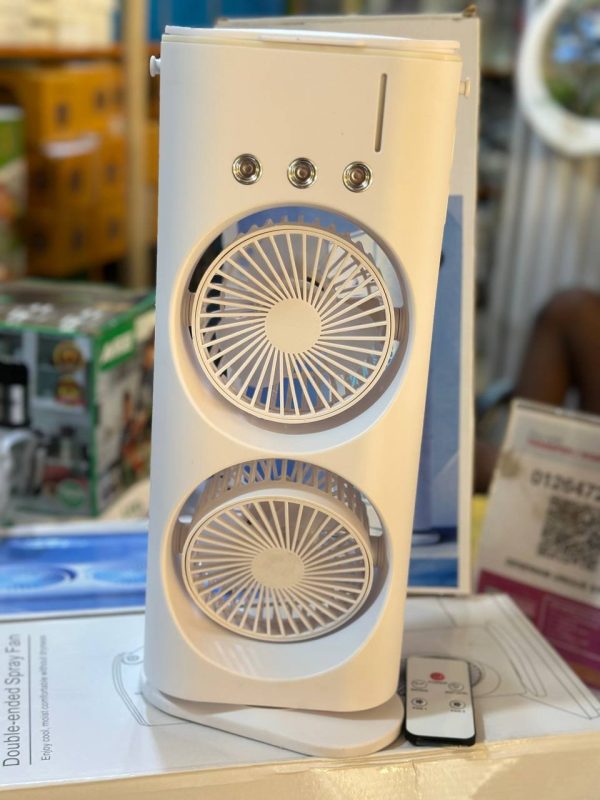 ROTATING RECHARGEABLE COOLING FAN