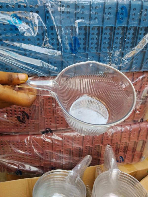 strong acrylic long handle bowl