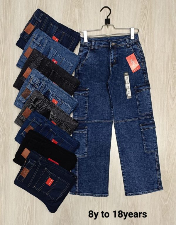 HIGH QUALITY 8 POCKET BAGGY JEANS