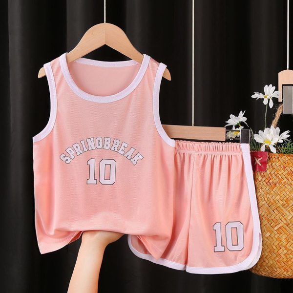 2PCS SLEEVELESS UNISEX CASUAL WEARS