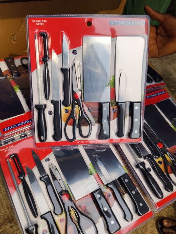 STAINLESS STEEL KITCHEN KNIFE SET