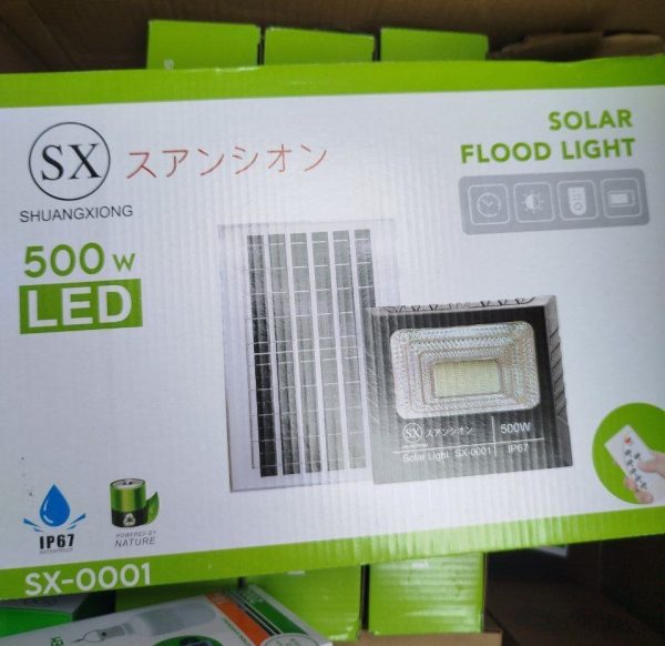 500W SOLAR light with panel