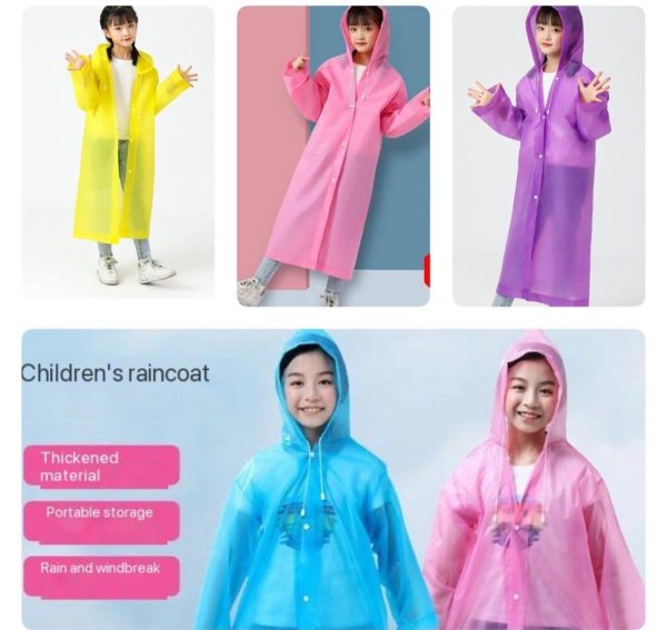 KIDS EVA WATERPROOF RAINCOAT