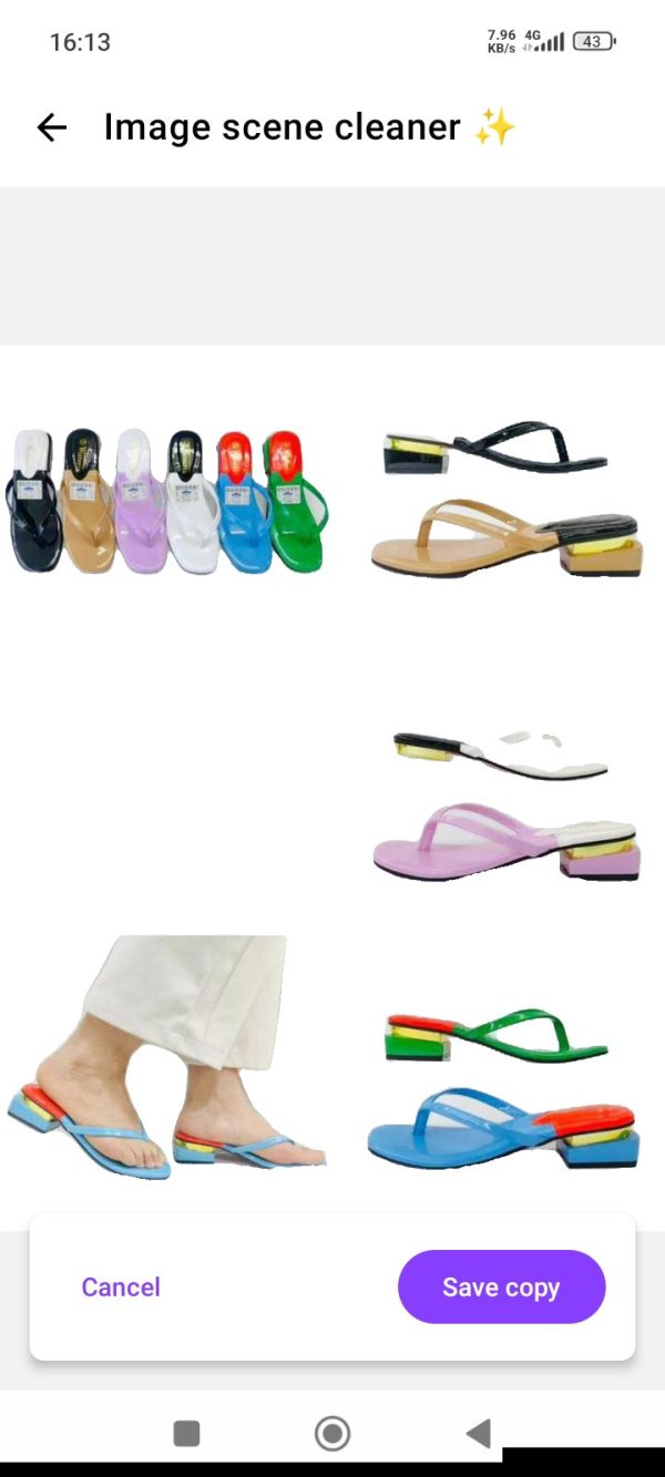 Sandra low heel shoe