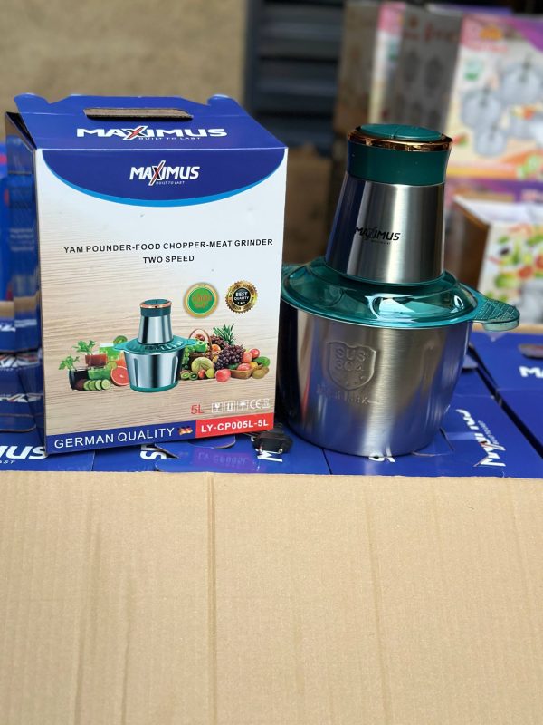 5LITRES MAXIMUS GERMAN YAM POUNDER/ FOOD PROCESSOR
