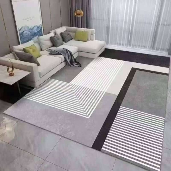 luxury sitting room center rug