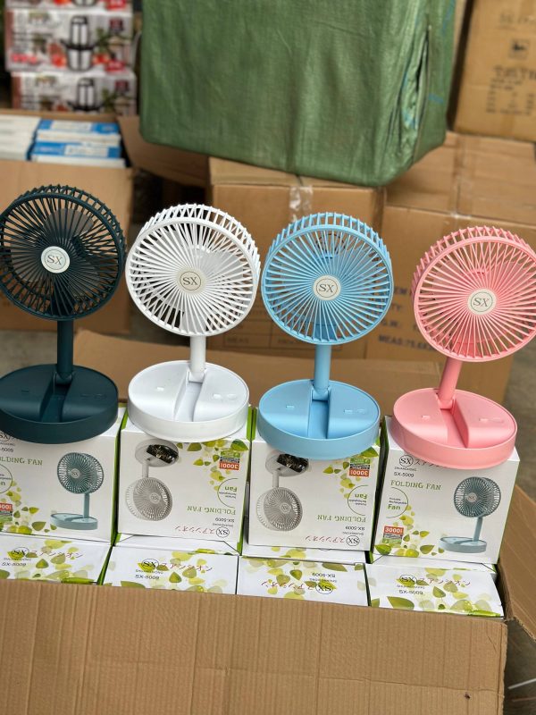 SX TELESCOPIC RECHARGEABLE FAN