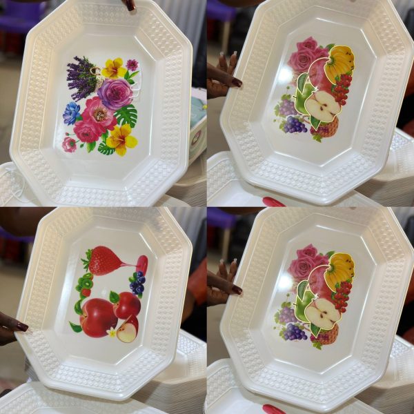 flower design tray