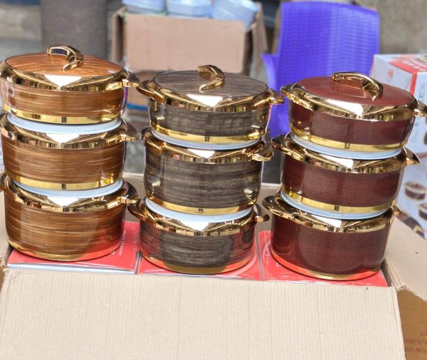 3 SET SwEETGOLD INSULATED CASSEROLE