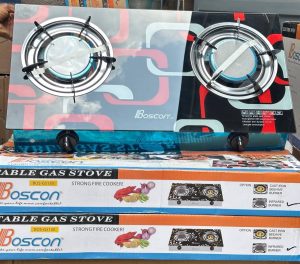QUALITY BOSCON TWO FACE GLASS GAS BURNER