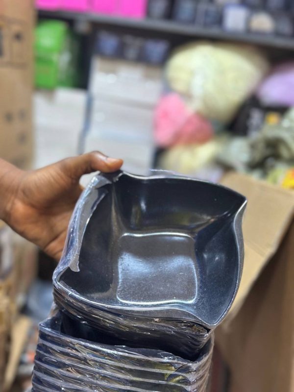 black stone bowl/ 6PCS