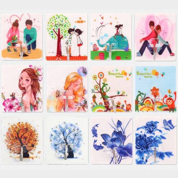 character wall hook/12pcs