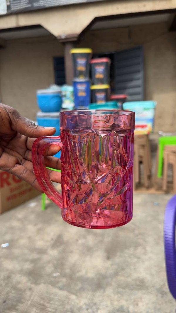 Thick acrylic mug