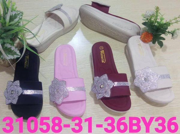 Low wedge kiddies shoe