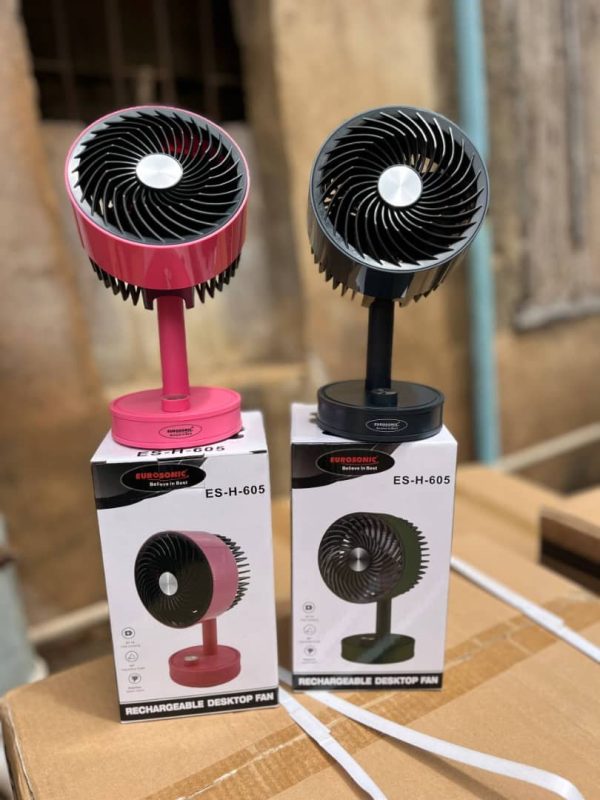 ES H_ 605 RECHARGEABLE DESKTOP FAN