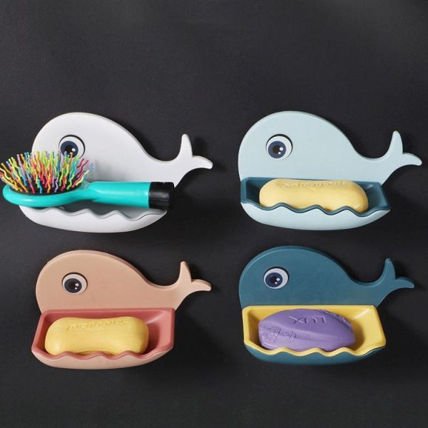 Fish soap holder