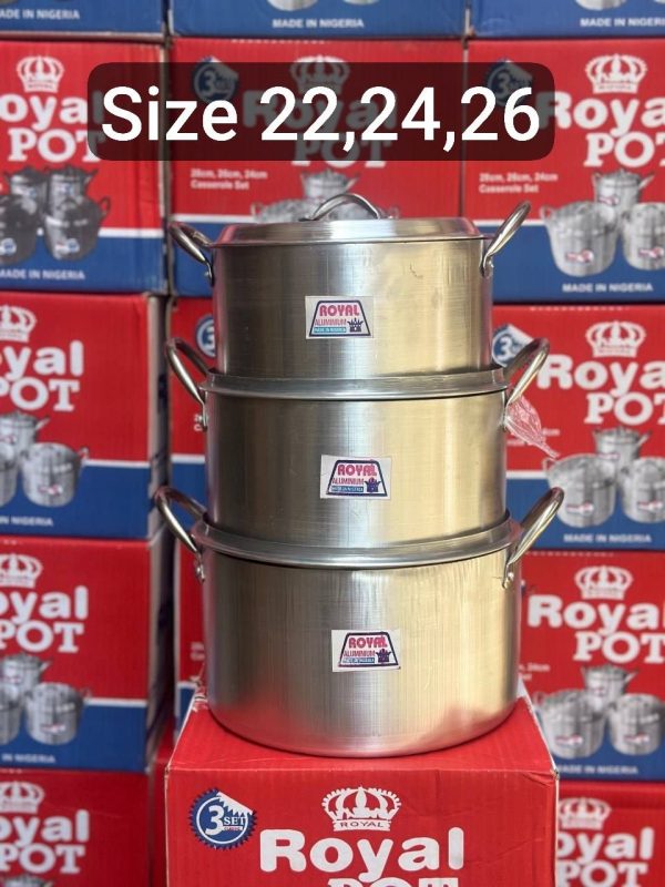 3SET BIG SIZE ROYAL POT