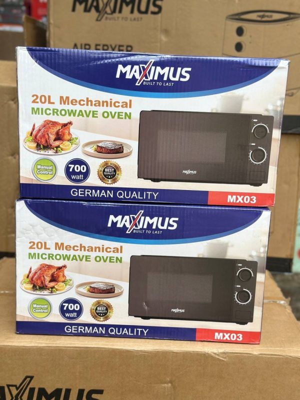 20LITRES MAXIMUS MANUAL MICROWAVE OVEN