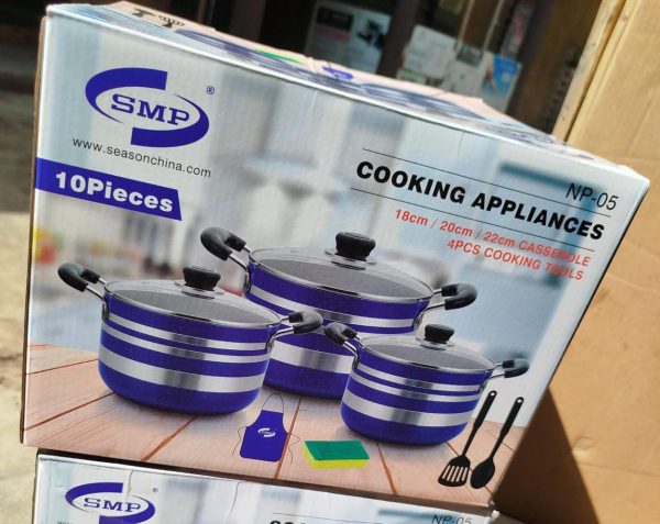 NP05 QUALITY NON STUCK COOKWARE SET WITH ACCESSORIES