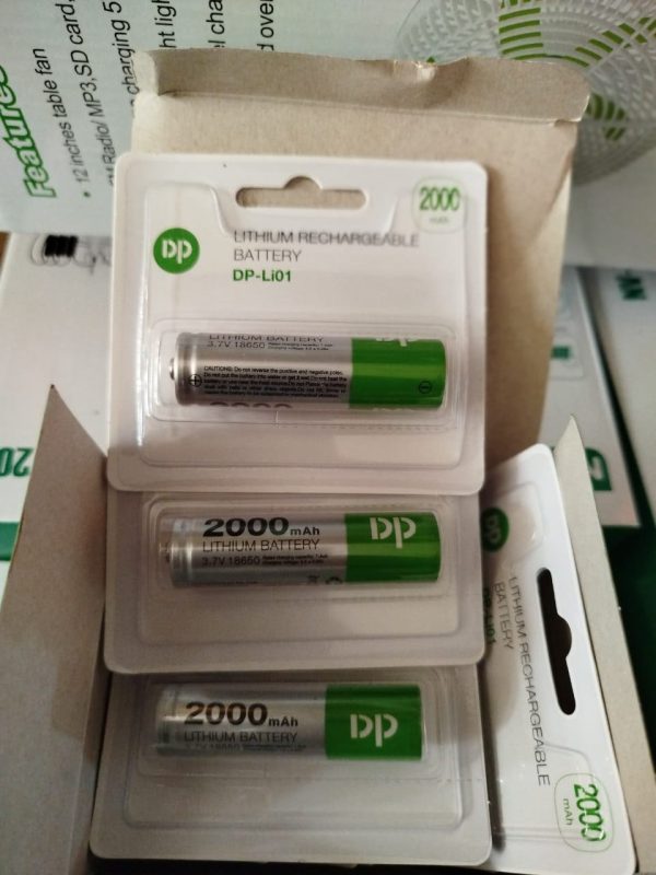 DP LITHIUM RECHARGEABLE BATTERY