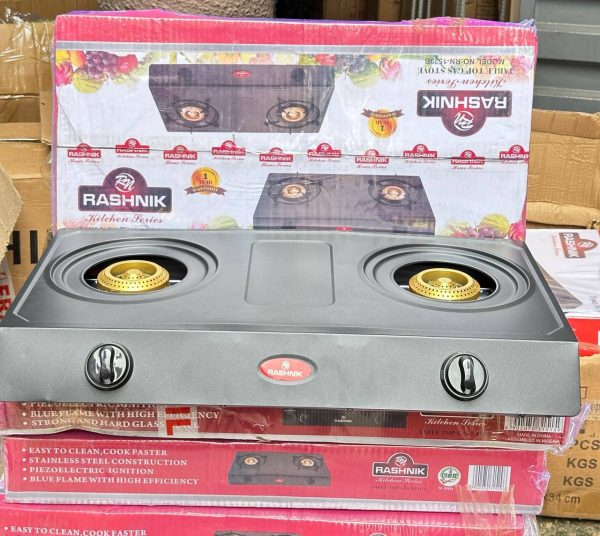 Two face rashnik nonstick auto ignition gas cooker