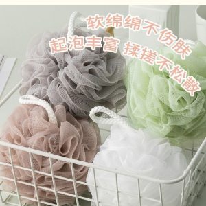 Super soft flower bath scrubber