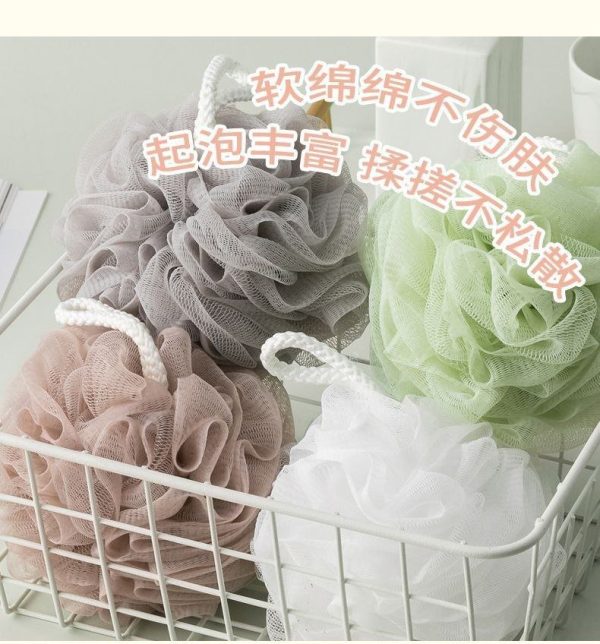 Super soft flower bath scrubber