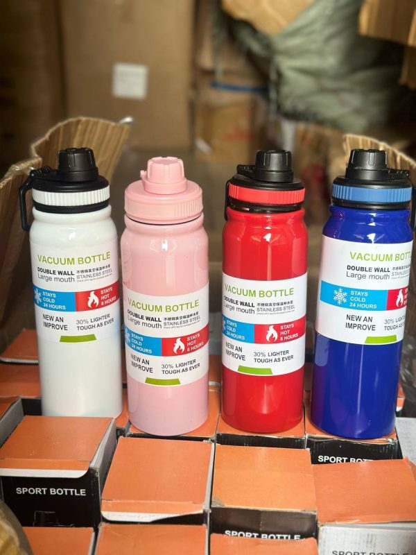 DOUBLE WALL LARGE MOUTH STAINLESS STEEL VACCUM FLASK