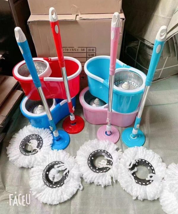 ROTATING SPIN MOP WITH BUCKET