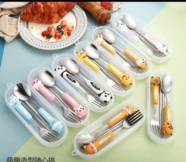 304 CHARACTER STAINLESS STEEL SPOON SET