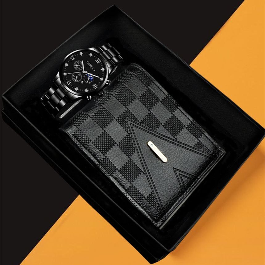 DAN LUXURY WALLET AND WATCH SET