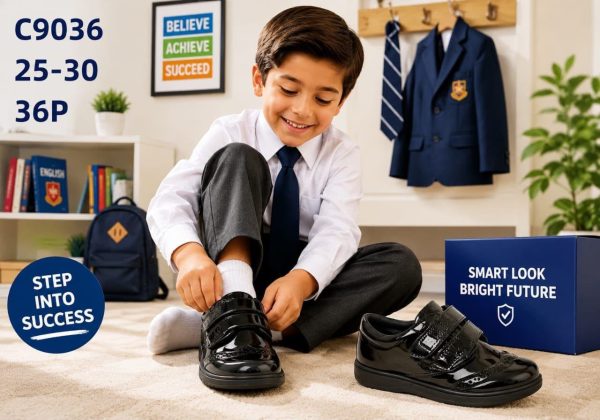 SLB GLOSSY SCHOOL SHOE