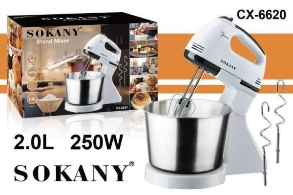 Sokany 2Litres stand mixer with bowl