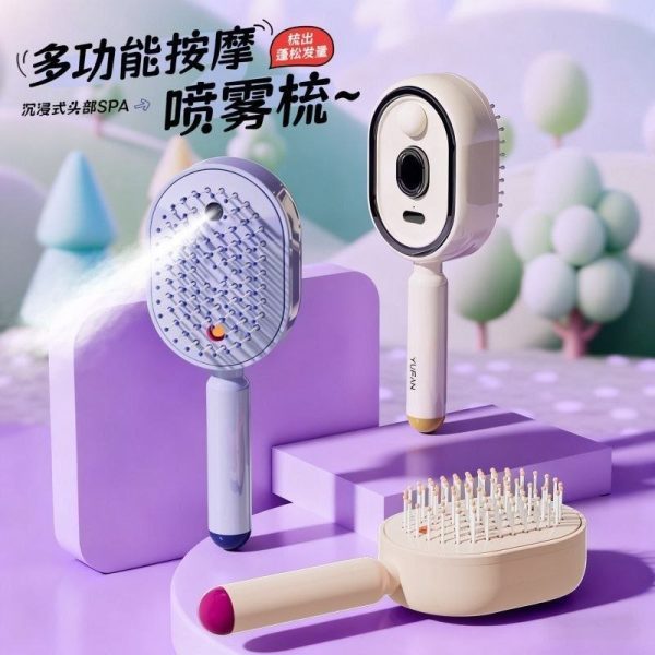 RECHARGEABLE ELECTRIC AIR MIST COMB