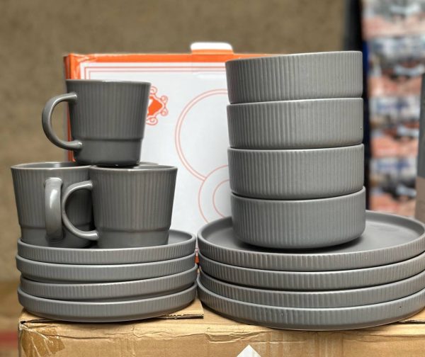 16PCS DINNER SET ( Gray